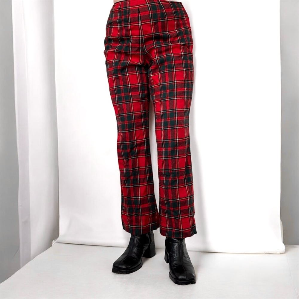 pendleton plaid wool pants